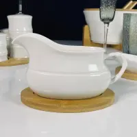 140-180 Соусник 360мл на подставке BAMBOO в под.уп.(х24)Фарфор