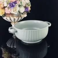 205-736 Салатник 19см с ручками в под.уп.(х24)Фарфор